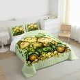 thumbnail image 3 of Feelyou Western Gnome Kids Queen Comforter Set, Lucky Shamrock Bedding Comforter Set, 3pcs, 3 of 8
