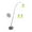 with 3 Badminton, variant on jinwen Badminton Solo Exercise Equipment Portable Self Practice Tool for Children Adult with 3 Badminton