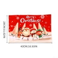 thumbnail image 2 of Christmas Placemats Set of 4,11x17 Inch Winter Table Mats for Dining Table Outdoor Home Party Kitchen Dining Decor Rustic Vintage Thanksgiving Washable Table Mats, 2 of 6