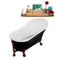 thumbnail image 2 of 59" Streamline N344ORB-ORB Clawfoot Tub and Tray With External Drain, 2 of 7