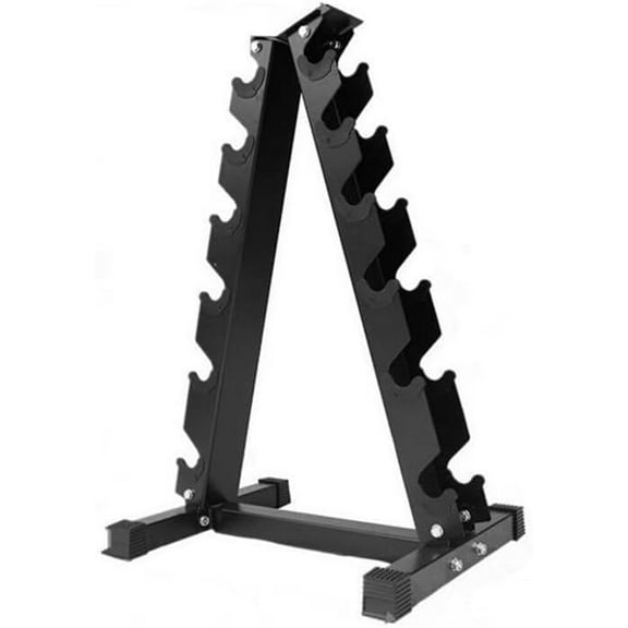 Garvee Dumbbell Rack Stand Only, A-Frame Sturdy Steel Weight Storage Rack for Home Gym