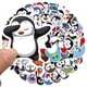 thumbnail image 4 of 100 pegatinas de pingüino para coche, portátil, teléfono, guitarra, monopatín, motocicleta, juego de pegatinas de vinilo impermeables, estéticas, adecuadas para adolescentes, niños y adultos, 4 of 7