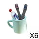 thumbnail image 1 of 6xcasa De Muñecas En Miniatura Accesorios De Baño Modelo De Escena DIY Para Decoración Azul, 1 of 8