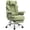 Fabric Green, variant on NEO CHAIR Big & Tall Leather Office Chair, High Back, Lumbar Support, Blue