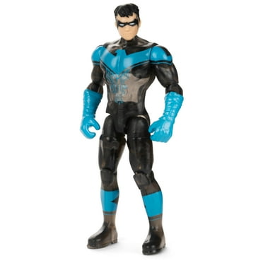 Batman 4-inch Nightwing Action Figure with 3 Mystery Accessories, for Kids Aged 3 and up