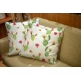 thumbnail image 6 of Set of 2 Raster Watercolor Cactus Background Watercolor Cactus Isolated White Background Throw Pillow Covers 18X18 Inch Decorative Pillow Cases for Couch Bedroom Living Room, 6 of 6