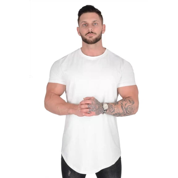 Men's Casual Short-sleeved Sports Fitness T-shirt