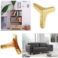 thumbnail image 5 of Elegancia atemporal: patas de muebles triangulares doradas de lujo, hierro de alta dureza para un soporte y estilo superiores, 5 of 5