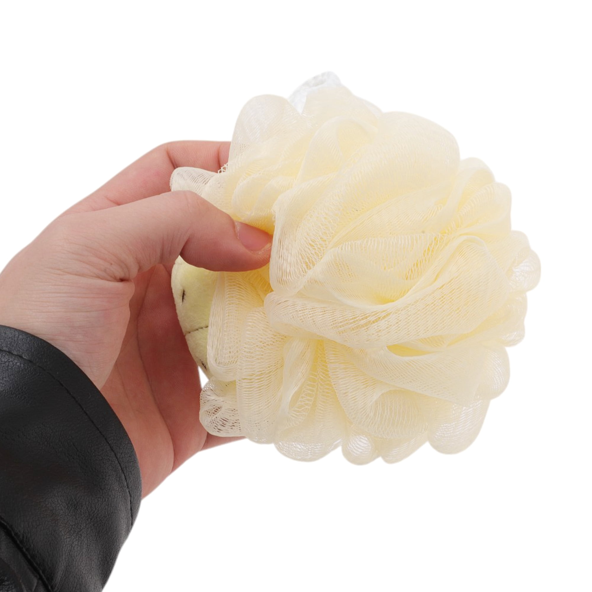 Unique Bargains Fruit Bath Shower Loofah Sponge 1 Pc Beige