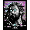 thumbnail image 2 of Boy's Marvel: Thor: Love and Thunder Glitch Thor Pull Over Hoodie Black X Large, 2 of 4