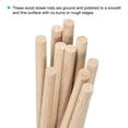 thumbnail image 3 of Unique Bargains 1/4 x 12 Inch Dowel Rods Wood Sticks Unfinished Wooden Dowel Rods Round Dowels Sticks 50 Pcs, 3 of 6