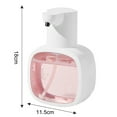 thumbnail image 4 of Dispensador automático de jabón espumoso de 500 ml, desinfectante de manos espumoso, sin contacto, montaje en pared con 4 niveles, dispensador de jabón eléctrico ajustable, recargable con sensor para, 4 of 5