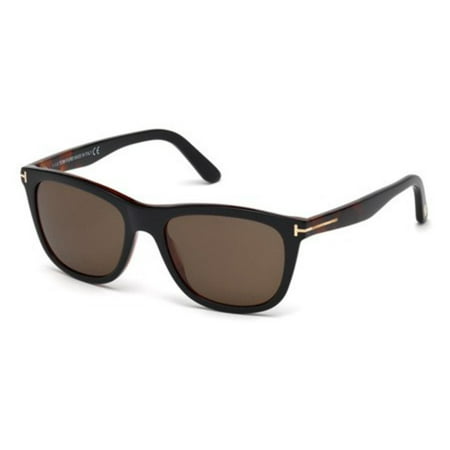 UPC 664689828685 product image for Tom Ford Rectangular Sunglasses TF500F Andrew 05J Black/Havana 54mm FT0500 | upcitemdb.com