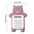 thumbnail image 2 of Xihbxyly Calculadora Mini Bear, Diseño Compacto con Botones, Forma Ergonómica de Fácil Agarre, Pantalla Lcd Nítida, Botones Suaves Al Tacto, Función de Memoria, Portátil, Material Escolar, Amarillo,, 2 of 2