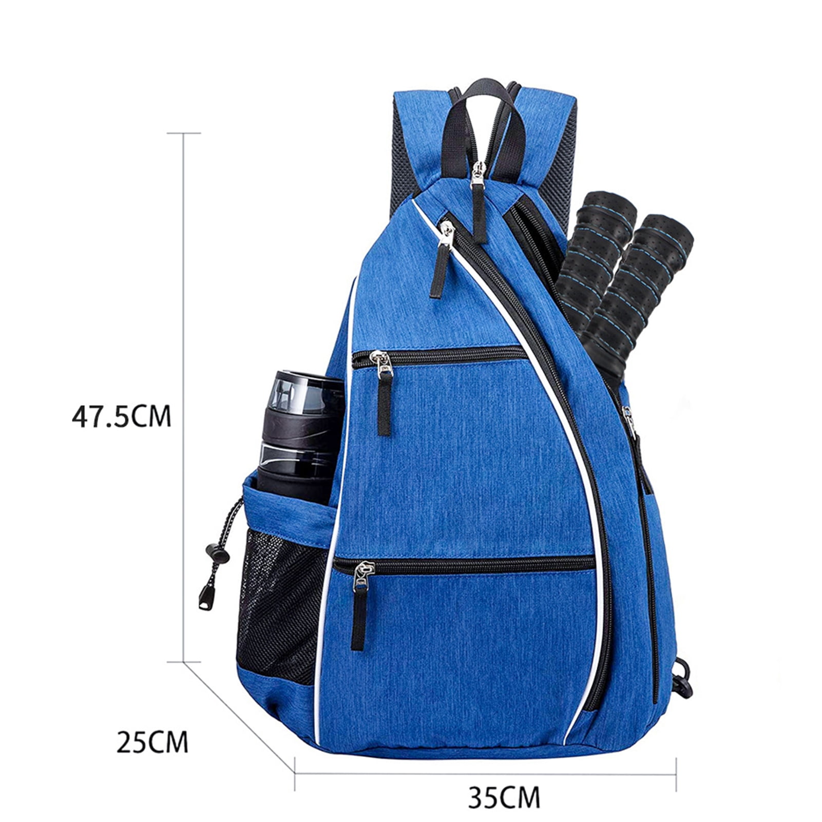 YIFAEUX Pickleball Paddle Backpack Mesh Pocket Adjustable Strap Waterproof Oxford Cloth Outdoor Sports Badminton Table Tennis Racket Storage Bag