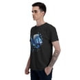 thumbnail image 5 of Blue Fish Men's T-Shirt Cotton 100% Summer Tops Fashion Casual Blue Fish Short Sleeves for Men Women Round Collar Top Tees, 5 of 6