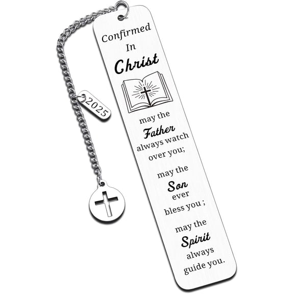 Gifts for Teenage Girls Confirmation Gifts for Teenage Boys Baptism Gifts for Men Women Catholic Easter Basket Fillers for Kids Confirmation Bookmark 2025 Faith Based Gifts Confirmation in Christ