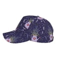 thumbnail image 5 of Daiia Lavender Flowers print Baseball Cap Men Women Golf Dad Hat Adjustable Original Classic Low Profile Hat Unconstructed Plain Cap, 5 of 9
