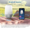 thumbnail image 3 of VTech BC8313 V-Hush Pro Sleep Training Soother Portable Bluetooth Speaker includes a Professional Sleep Training Program, Colorful One-Touch Night Light and Glow-on-Ceiling Projector that includes pre, 3 of 9