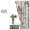 thumbnail image 2 of Vintage Rose Blackout Curtains, Delicate Red Rose Beige Background Lovely Botanical Print, Bedroom Living Room Kitchen Rod Pocket Curtains42X84x2 Inch, 2 of 6