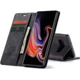 thumbnail image 4 of KOMI Wallet Case for Samsung Galaxy S10 Plus, Premium PU Leather Case Vintage Matte Wallet Flip Cover [Card Slots] [Magnetic Closure] Stand Function Folio Shockproof Full Protection Black, 4 of 5