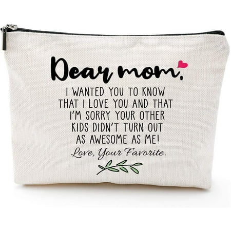 Dear mom,As awesome as me!-Mom Birthday Gifts,New Mom Gifts,Mom Birthday Gifts from Daughter Son,Funny Mom Gifts,Mom Makeup Bag-Waterproof Makeup Bag | Walmart Canada Dear mom,As awesome as me!-Mom Birthday Gifts,New Mom Gifts,Mom Birthday Gifts from Daughter Son,Funny Mom Gifts,Mom Makeup Bag-Waterproof Makeup Bag | Walmart Canada