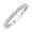 White Gold (Ring Size 7), variant on 1/2 Carat Diamond 3/4 Eternity Wedding Band in 10k White Gold (Ring Size 6) - IGI Certified