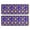 Sunflower and Sun Blue Pattern, variant on Sunflower and Daisy Pink Pattern Anti Fatigue Kitchen Rugs Set Of 2, Non Slip Washable Decorative Floor Mats for Sink Laundry and Home Use, 17"x47"