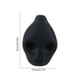 thumbnail image 3 of Authentic Aztec Death Whistle Ceramic Skull Loud 125dB Scary Sound, Collector Prop & Historical Replica Gift for Halloween Outdoor Parties, Dia de los Muertos Decorations, 3 of 6