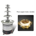 thumbnail image 5 of Techtongda Chocolate Waterfall Fountain Chocolate Fondue Waterfall Fountain Maker 4 Tiers, 5 of 20