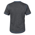 thumbnail image 6 of FRSASU Men's Henley Shirts Cotton Short Sleeve Casual T-Shirt Button Henley Basic Tee Lightweight Summer Top Dark Gray, 6 of 8