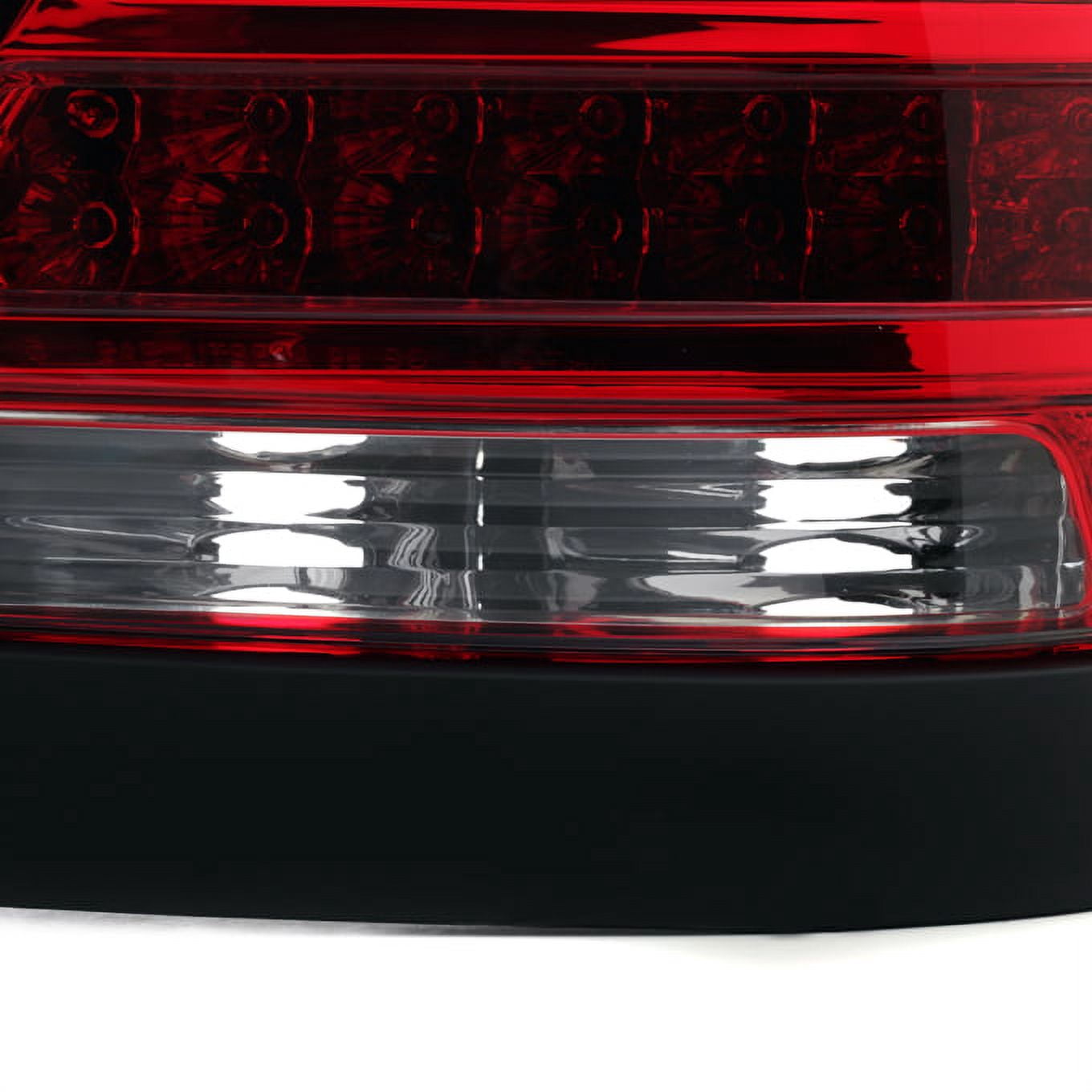 AKKON - For Dark Red 1998-2011 Crown Victoria LED Tail Lights Brake Lamp Replacement Driver And Passenger Side Pair