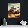 thumbnail image 4 of COMIO  Wall Art for Living Room Tank Picture Prints on Canvas Aircraft Poster Paintings Modern Home Decor Canvas Wall Art for Living Room Bedroom Posters and Prints Ready to Hang, 4 of 4