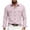 Pink, variant on UAMVSH Men's Linen Shirts Casual Long Sleeve Button Down Shirt Regular Fit Collared Work Tops with Pockets for Wedding Beach