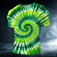 thumbnail image 3 of WAYUTE Mens T Shirts Tie Dye Graphic Basic Tees Summer Casual Short Sleeve Crewneck Fashion T-Shirt for Man Streetwear,2XL, 3 of 5
