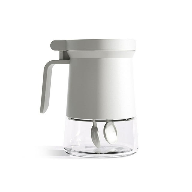 Naiovety Tarro de especias Cocina vacía Botella de polvo de azúcar Contenedor de condimentos a prueba de humedad Reutilizable Tapa de plástico Gadget Organizadores de utensilios de cocina Blanco Naiovety HA063202-02