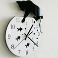 thumbnail image 1 of WGXU Wall Sticker Wall Watch Cat Design Clock Clock Acrylic Clock, 1 of 5