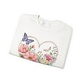thumbnail image 3 of Floral Heart Sweatshirt, Floral Love Sweatshirt, Valentine's Day Sweatshirt, Heart Floral Sweatshirt, 3 of 55