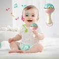 thumbnail image 2 of Twfbrm Rattles Toys, Sensory Montessori Learning Toy, Easy-Grasp Handbell with Soft Silicone Teething Toys, Handheld Shaking Rattles Toy Infant Chew Toys Interactive Toys for 0-12 Months, 2 of 6