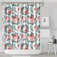 thumbnail image 2 of Waterproof Pioneer Shower Curtain 84x72 Inch Polyester Unique Colorful Floral Shower Curtain for Bathroom Hotel Home Decor with 12 Plastic Hooks, 2 of 5