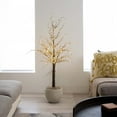 thumbnail image 6 of Nearly Natural 4ft. Pre-Lit Artificial Twig Tree with 240 Warm White LED Lights, 6 of 9