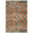 Orange, variant on NewBuros 8'x10' Area Rugs for Living Room, Non-Slip Machine Washable Rugs, Soft Stain Resistant Low Pile Vintage Distressed Print Western Indoor Carpet, Camel