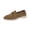 Khaki, variant on Bkhluea Women Metal Accent Slip On Loafer Shoes Comfortable Footwear For Office Work Daily Casual Outdoor Activities