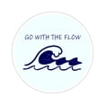 thumbnail image 1 of Go with the Flow Kiss-Cut Stickers, 1 of 3