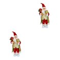 thumbnail image 1 of Toystoory Christmas Doll Santa Claus Home Ornament for Bag Table Shop with Gifts Type1 NO1, 1 of 1