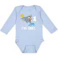 thumbnail image 3 of Inktastic First Birthday 1 Year Old Dolphin Boys or Girls Long Sleeve Baby Bodysuit, 3 of 5