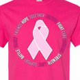 thumbnail image 4 of Inktastic Word Circle-breast Cancer Awareness T-Shirt, 4 of 5