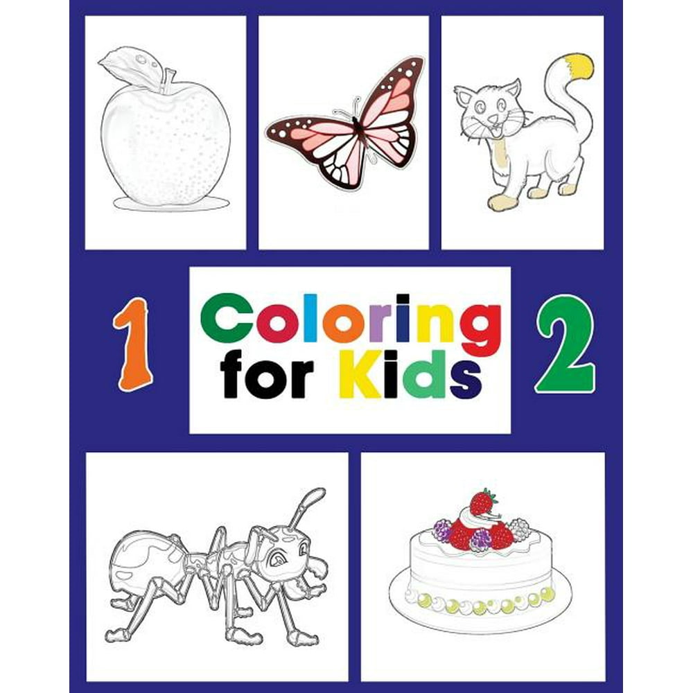 Coloring for Kids : An Amazing Alphabet Books, Circle the Words Is for
