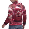thumbnail image 6 of Wukai Surreal Pink Headphones Print Men Hoodies Fleece Sweatshirts Long Sleeve Sweaters Pullover Fall Outfits Winter Clothes-3X-Large, 6 of 7
