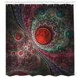 thumbnail image 3 of Ambesonne Pearls Shower Curtain, Vintage Abstract Forms, 69"Wx84"L, Multicolor, 3 of 5